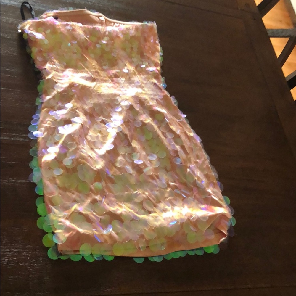 Bebe pink dress size xxs